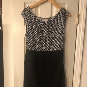 Women’s Merona Black/White sleeveless dress.